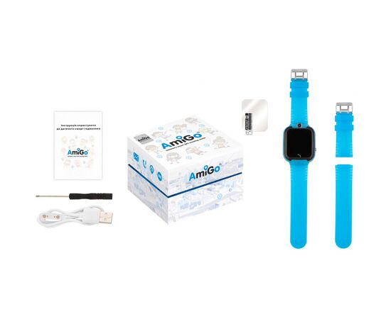 Смарт-часы Amigo GO007 FLEXI GPS Blue, изображение 8 Смарт-часы Amigo GO007 FLEXI GPS Blue, изображение 8