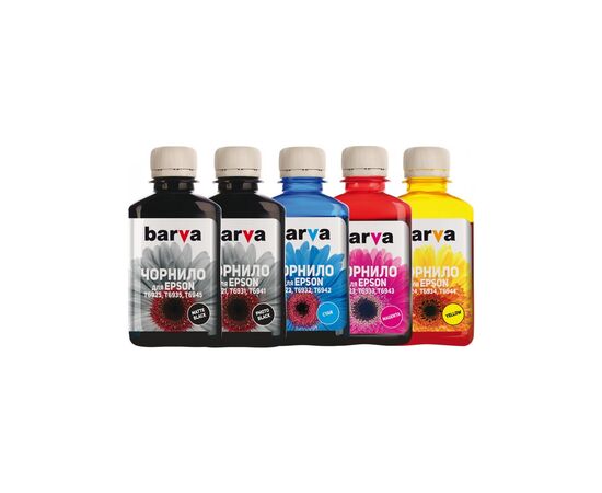 Чернила Barva Epson T69, 5x180 мл MB/PB/C/M/Y (E69-180-MP)