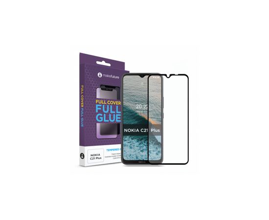 Стекло защитное MakeFuture Nokia C21 Plus (MGF-NC21P)