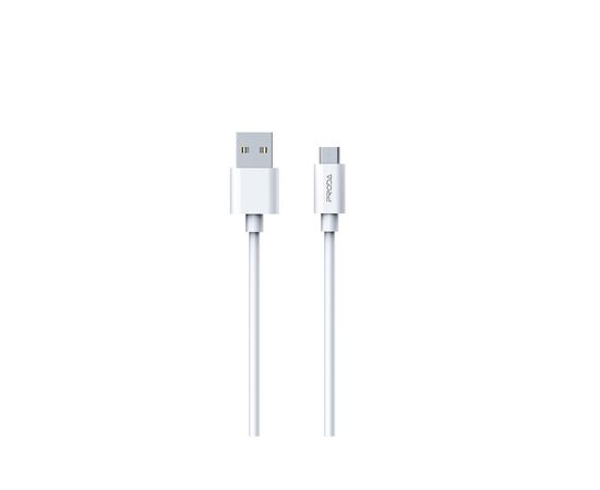 Дата кабель USB 2.0 AM to Micro 5P 2.4A white Proda (PD-B72m-WHT)