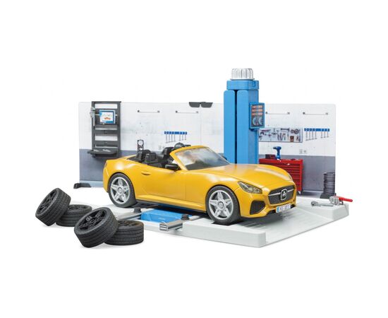 Игровой набор Bruder Автомастерская (62110), изображение 3 Игровой набор Bruder Автомастерская (62110), изображение 3