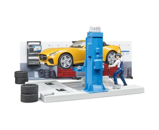 Игровой набор Bruder Автомастерская (62110), изображение 5 Игровой набор Bruder Автомастерская (62110), изображение 5