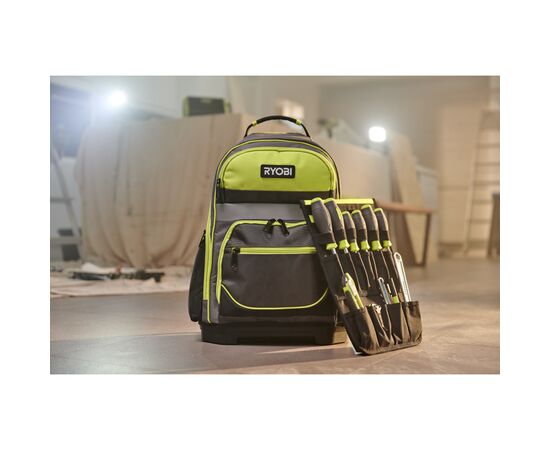 Сумка для инструмента Ryobi рюкзак RSSBP1 (5132005343), изображение 7 Сумка для инструмента Ryobi рюкзак RSSBP1 (5132005343), изображение 7