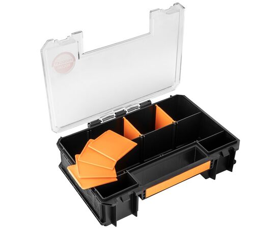 Ящик для инструментов Neo Tools органайзер для модульной системы, 257x180x65mm (84-065), изображение 2 Ящик для инструментов Neo Tools органайзер для модульной системы, 257x180x65mm (84-065), изображение 2