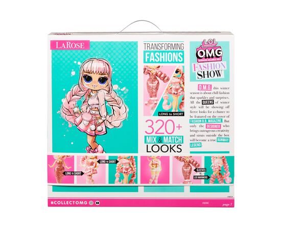 Кукла L.O.L. Surprise! серии O.M.G. Fashion Show – Стильная Ла Роуз (584322), изображение 2 Кукла L.O.L. Surprise! серии O.M.G. Fashion Show – Стильная Ла Роуз (584322), изображение 2
