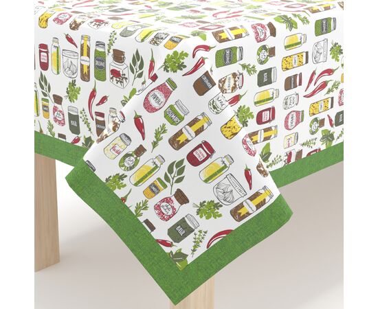 Скатерть Home Line Специи салатовый, 140х220 см (162767)