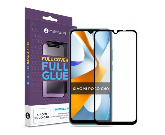 Скло захисне MakeFuture Xiaomi Poco C40 (MGF-XPC40)