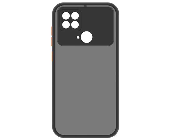 Чехол для моб. телефона MAKE Xiaomi Poco C40 Frame (Matte PC+TPU) Black (MCMF-XPC40BK)