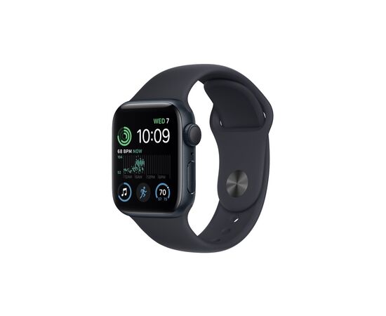 Смарт-часы Apple Watch SE 2022 GPS 40mm Midnight Aluminium Case with Midnight Sport Band - Regular (MNJT3UL/A), изображение 2
