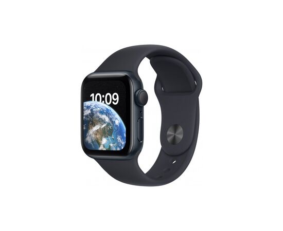 Смарт-годинник Apple Watch SE 2022 GPS 44mm Midnight Aluminium Case with Midnight Sport Band - Regular (MNK03UL/A)