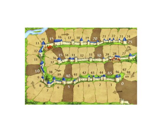 Настольная игра Hans im Glück Carcassonne (Каркасон. Новое издание) , немецкий (4015566018464), изображение 2 Настольная игра Hans im Glück Carcassonne (Каркасон. Новое издание) , немецкий (4015566018464), изображение 2