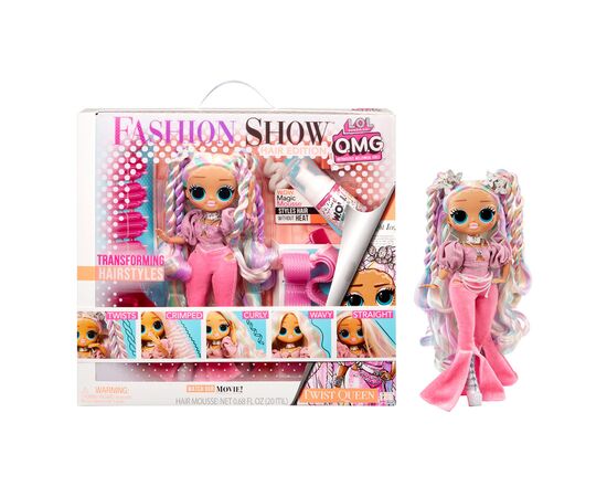 Лялька L.O.L. Surprise! серії O.M.G. Fashion show – Модна зачіска Королеви Твіст (584292)