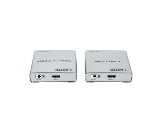 Адаптер HDMI 4K/30hz, up to 100m via CAT5E/6, loop-out (HDES12-LOOP) PowerPlant (CA912964), изображение 3 Адаптер HDMI 4K/30hz, up to 100m via CAT5E/6, loop-out (HDES12-LOOP) PowerPlant (CA912964), изображение 3