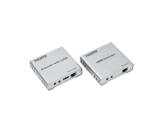 Адаптер HDMI 4K/30hz, up to 100m via CAT5E/6, loop-out (HDES12-LOOP) PowerPlant (CA912964)