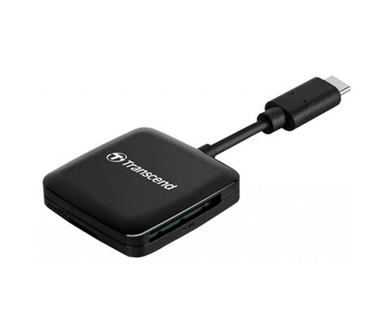 Считыватель флеш-карт Transcend USB 3.2 Gen 1 Type-C SD/microSD Black (TS-RDC3), изображение 2