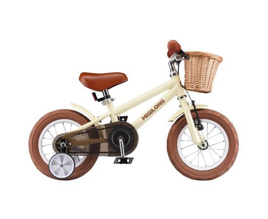 Детский велосипед Miqilong RM Бежевый 12" (ATW-RM12-BEIGE), изображение 3 Детский велосипед Miqilong RM Бежевый 12" (ATW-RM12-BEIGE), изображение 3