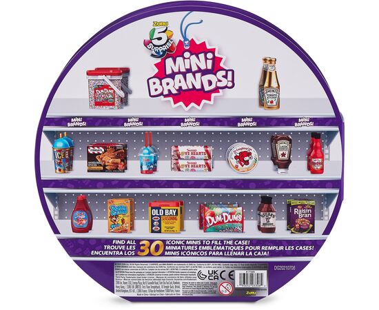 Игровой набор Zuru Mini Brands Supermarket Коллекционный дисплей с 5 фигурками (77205), изображение 4 Игровой набор Zuru Mini Brands Supermarket Коллекционный дисплей с 5 фигурками (77205), изображение 4