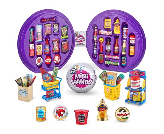 Игровой набор Zuru Mini Brands Supermarket Коллекционный дисплей с 5 фигурками (77205), изображение 6 Игровой набор Zuru Mini Brands Supermarket Коллекционный дисплей с 5 фигурками (77205), изображение 6