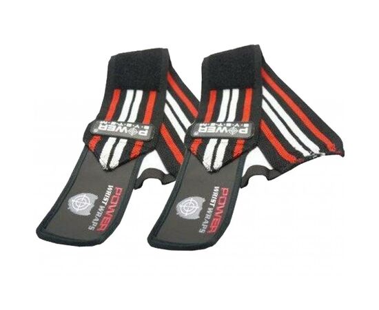 Бинт для спорта Power System Wrist Wraps PS-3500 Red/Black (PS-3500_Red-Black), изображение 2 Бинт для спорта Power System Wrist Wraps PS-3500 Red/Black (PS-3500_Red-Black), изображение 2