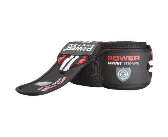 Бинт для спорту Power System Wrist Wraps PS-3500 Red/Black (PS-3500_Red-Black)