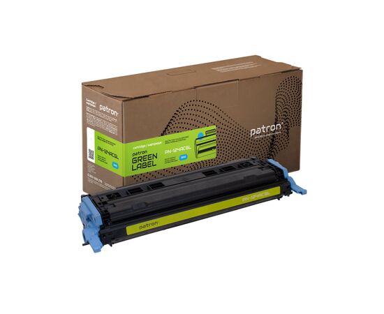 Картридж Patron HP 124A (Q6001A) cyan Green Label (PN-124ACGL)