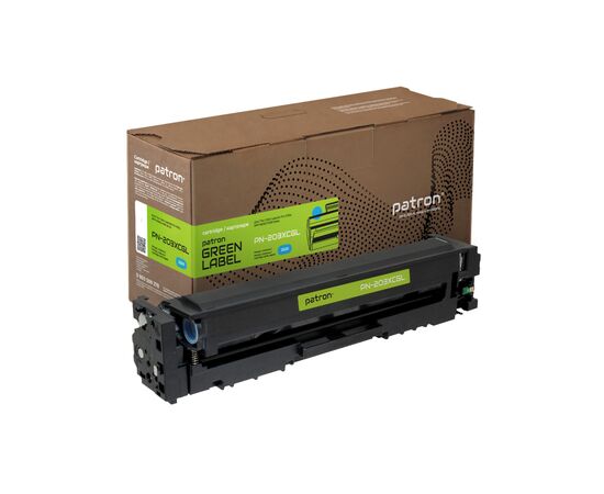 Картридж Patron HP 203X (CF542X) yellow Green Label (PN-203XYGL)