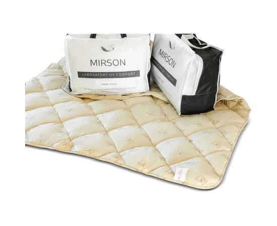 Одеяло MirSon шерстяное Экстра 0024 зима 110x140 см (2200000010933), изображение 3 Одеяло MirSon шерстяное Экстра 0024 зима 110x140 см (2200000010933), изображение 3