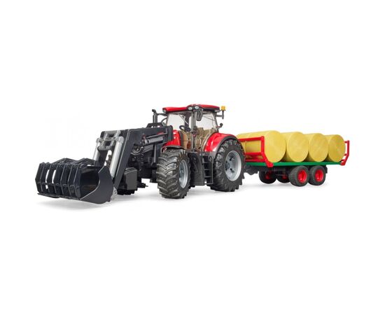 Спецтехника Bruder Case IH Optum 300CVX с прицепом для тюков (03198), изображение 4 Спецтехника Bruder Case IH Optum 300CVX с прицепом для тюков (03198), изображение 4