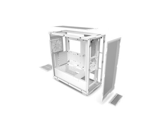 Корпус NZXT H7 v1 2022 Flow Edition All White (CM-H71FW-01), изображение 6
