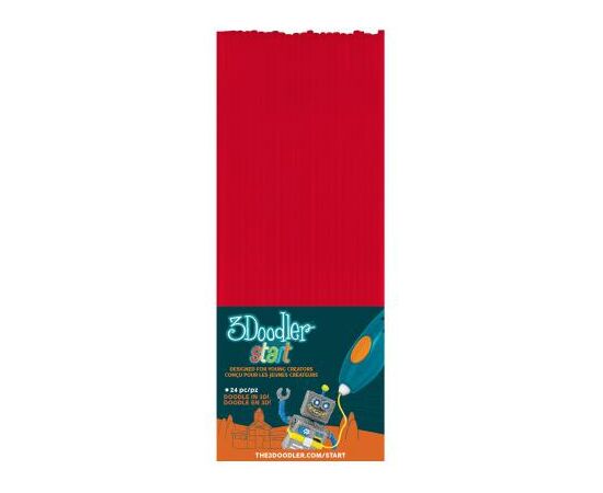 Стержень для 3D-ручки 3Doodler Start красные 24 шт (3DS-ECO03-RED-24), изображение 2 Стержень для 3D-ручки 3Doodler Start красные 24 шт (3DS-ECO03-RED-24), изображение 2