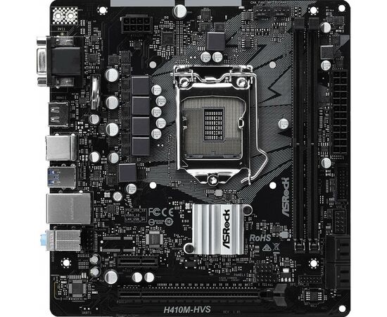 Материнская плата ASRock H410M-HVS, изображение 2 Материнская плата ASRock H410M-HVS, изображение 2