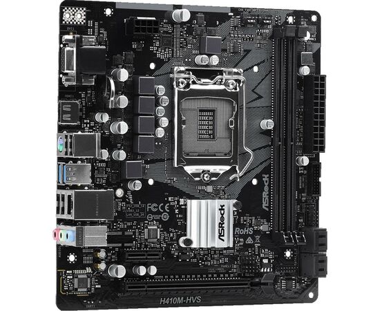 Материнская плата ASRock H410M-HVS, изображение 3 Материнская плата ASRock H410M-HVS, изображение 3