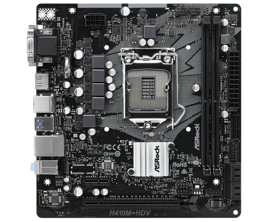 Материнская плата ASRock H410M-HDV, изображение 2 Материнская плата ASRock H410M-HDV, изображение 2