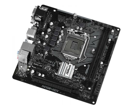 Материнская плата ASRock H410M-HDV, изображение 3 Материнская плата ASRock H410M-HDV, изображение 3
