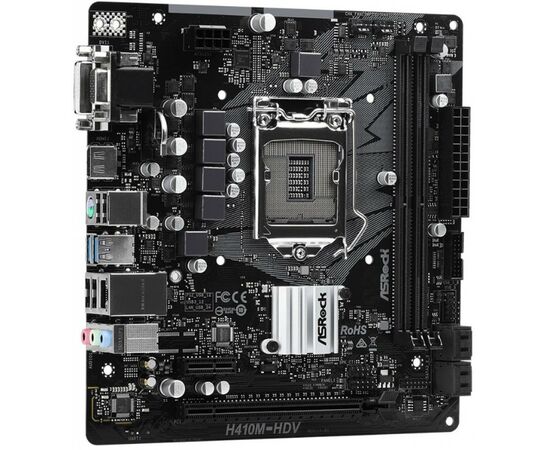 Материнская плата ASRock H410M-HDV, изображение 4 Материнская плата ASRock H410M-HDV, изображение 4
