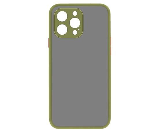 Чехол для моб. телефона MAKE Apple iPhone 13 Pro Max Frame (Matte PC+TPU) Green (MCMF-AI13PMGN)