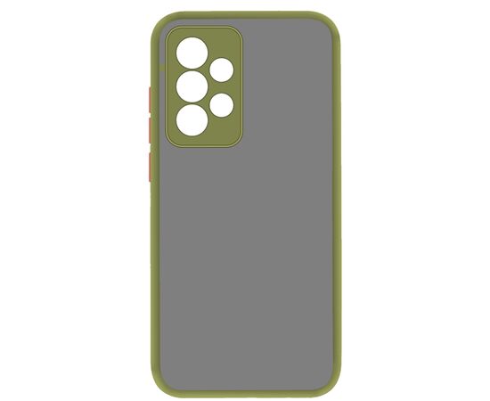 Чехол для моб. телефона MAKE Samsung A53 Frame (Matte PC+TPU) Green (MCMF-SA53GN)