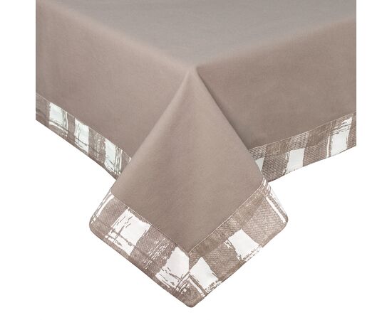 Скатертина Home Line з рамкою капучино, 140х180 см (158357)