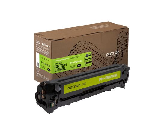 Картридж Patron HP 128A (CE320A) Green Label, black (PN-128AKGL)