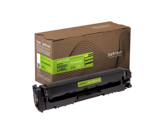 Картридж Patron HP 205A (CF532A) Green Label, yellow (PN-205AYGL)