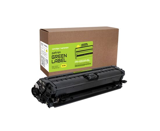Картридж Patron HP 650A (CE272A) Green Label, yellow (PN-650AYGL)