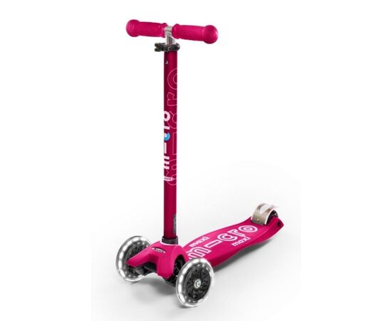 Самокат Micro Maxi Deluxe Pink LED (MMD077)