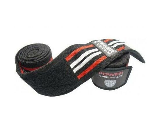 Бинт для спорта Power System Knee Wraps PS-3700 Red/Black (PS-3700_Red-Black), изображение 2 Бинт для спорта Power System Knee Wraps PS-3700 Red/Black (PS-3700_Red-Black), изображение 2
