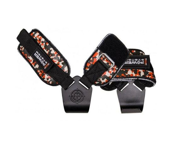 Крюки для тяги на запястья Power System Hooks Camo PS-3370 Black/Red L (PS_3370_Black/Red L), изображение 2 Крюки для тяги на запястья Power System Hooks Camo PS-3370 Black/Red L (PS_3370_Black/Red L), изображение 2