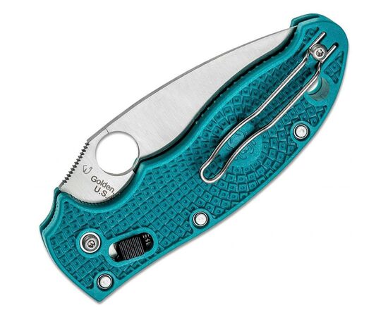 Нож Spyderco Manix 2 CPM-SPY27 Blue (C101PCBL2), изображение 3 Нож Spyderco Manix 2 CPM-SPY27 Blue (C101PCBL2), изображение 3