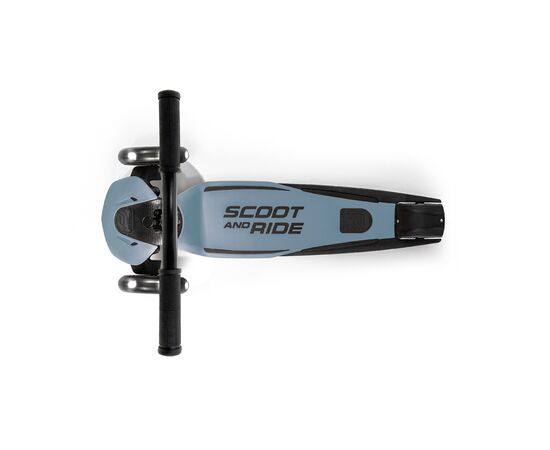 Самокат Scoot&Ride Highwaykick 5 LED Steel (SR-190117-STEEL), изображение 2 Самокат Scoot&Ride Highwaykick 5 LED Steel (SR-190117-STEEL), изображение 2
