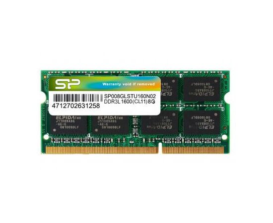 Модуль памяти для ноутбука SoDIMM DDR3L 8GB 1600 MHz Silicon Power (SP008GLSTU160N02)