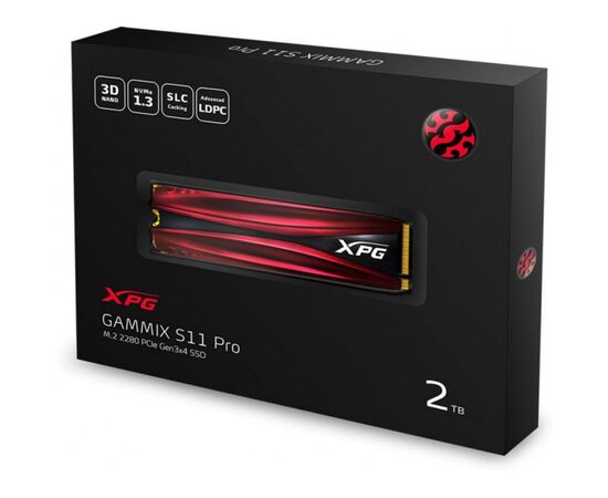 Накопитель SSD M.2 2280 2TB ADATA (AGAMMIXS11P-2TT-C), изображение 5 Накопитель SSD M.2 2280 2TB ADATA (AGAMMIXS11P-2TT-C), изображение 5