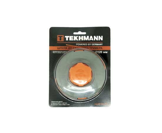 Косильная головка Tekhmann 120 мм нейлоновая EASY Load (40332274), изображение 2 Косильная головка Tekhmann 120 мм нейлоновая EASY Load (40332274), изображение 2