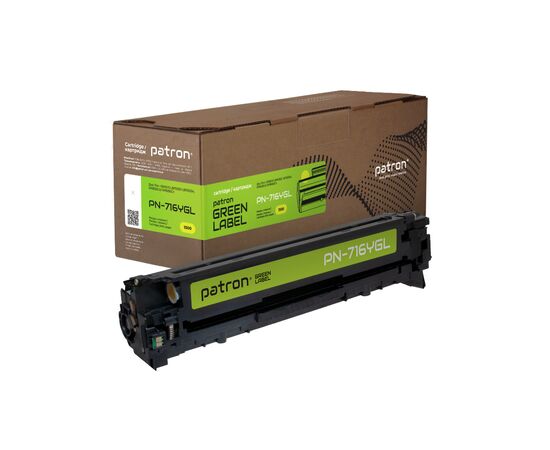 Картридж Patron Canon 716 Green Label, yellow (PN-716YGL)